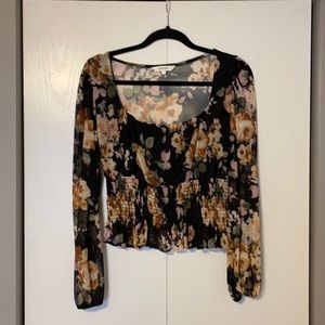 NWOT Floral Top